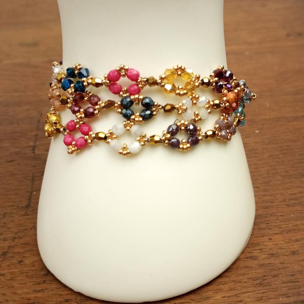 HANDMADE~Triple Wrap Anytime Bracelet or Necklace